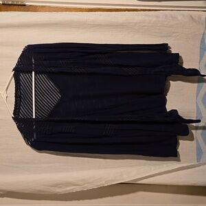 Cable & Gauge navy lightweight cardigan